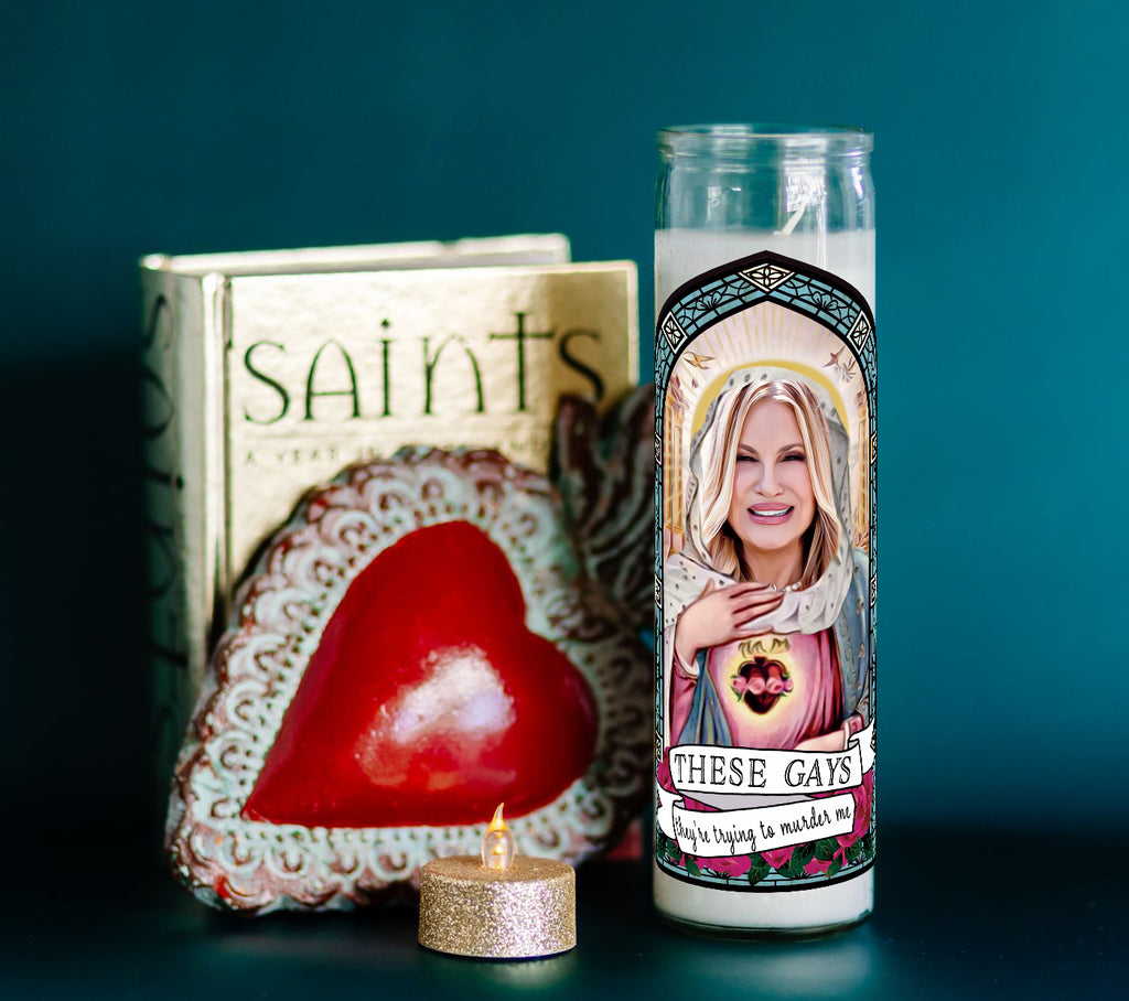 Our Lady of the Lotus Prayer Candle